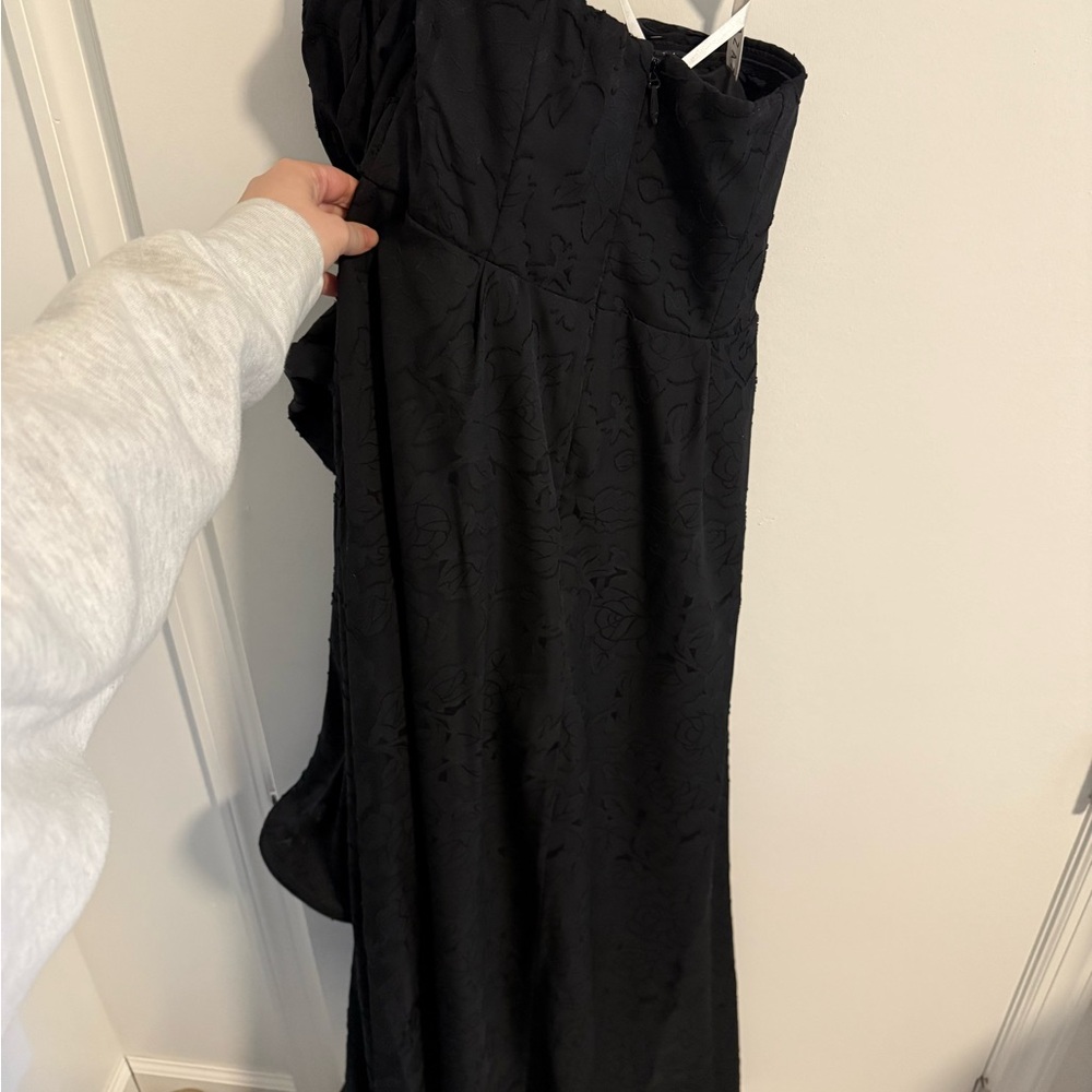 Azazie Black Strapless Dress